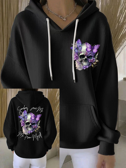 Women's Country Music Print Casual Hoodie