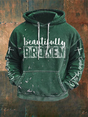Men's Country Music Print Casual Hoodie