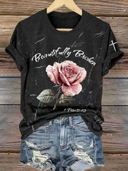 Women's Country Music Print Casual T-shirt