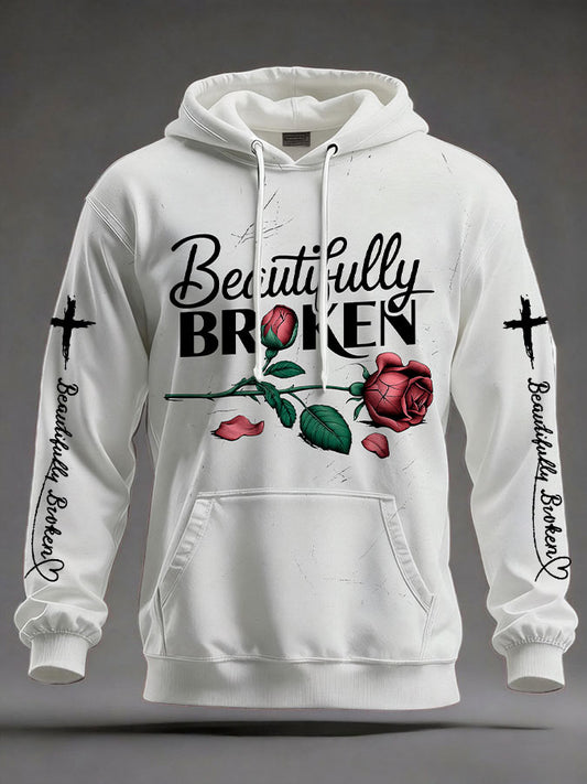 Men's Country Music Print Casual Hoodie