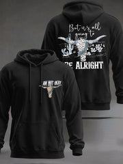 Men's Country Music Print Casual Hoodie