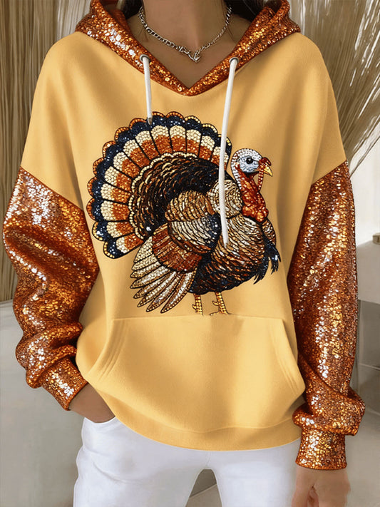 Women's Thanksgiving Turkey Hoodie