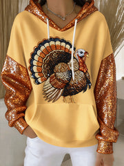 Women's Thanksgiving Turkey Hoodie