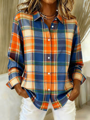 Women's Autumn Thanksgiving Plaid Shirts