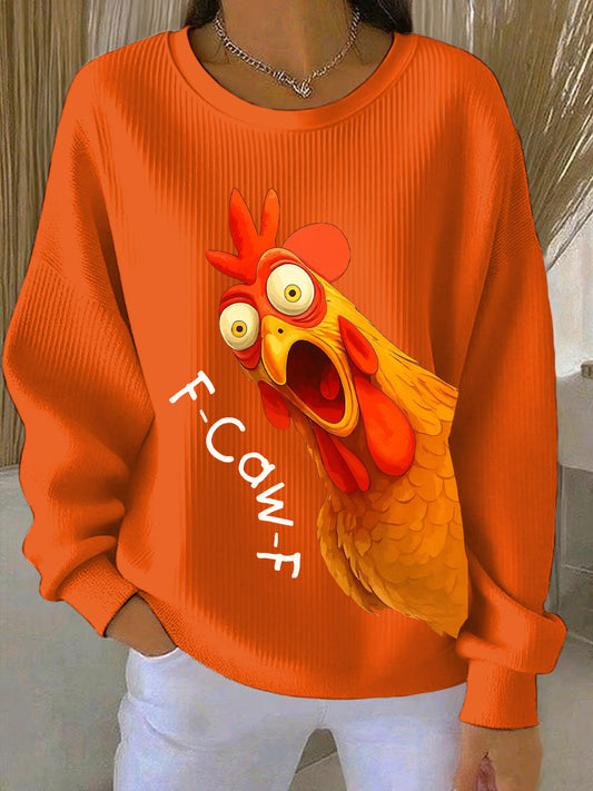 Women's Thanksgiving Print Casual Sweatshirt