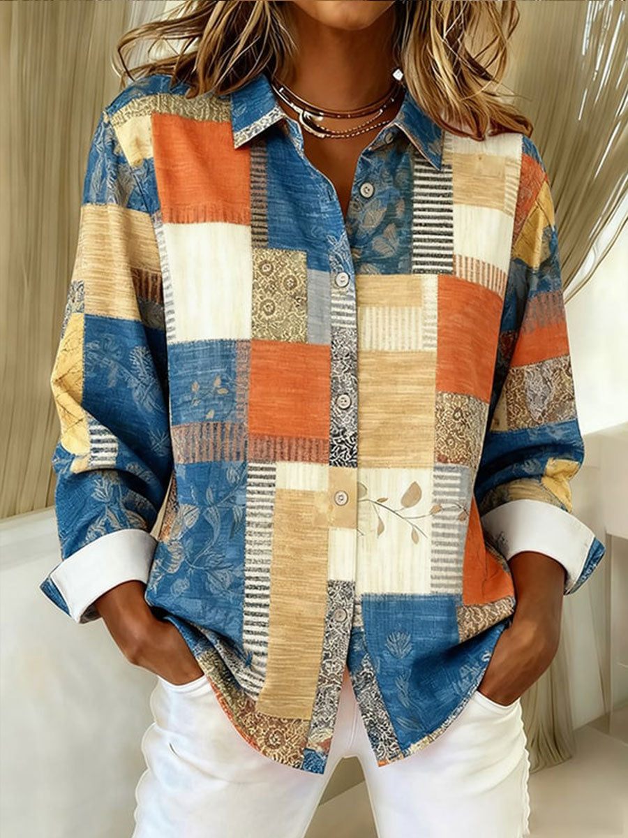 Women's Autumn Thanksgiving Plaid Shirts