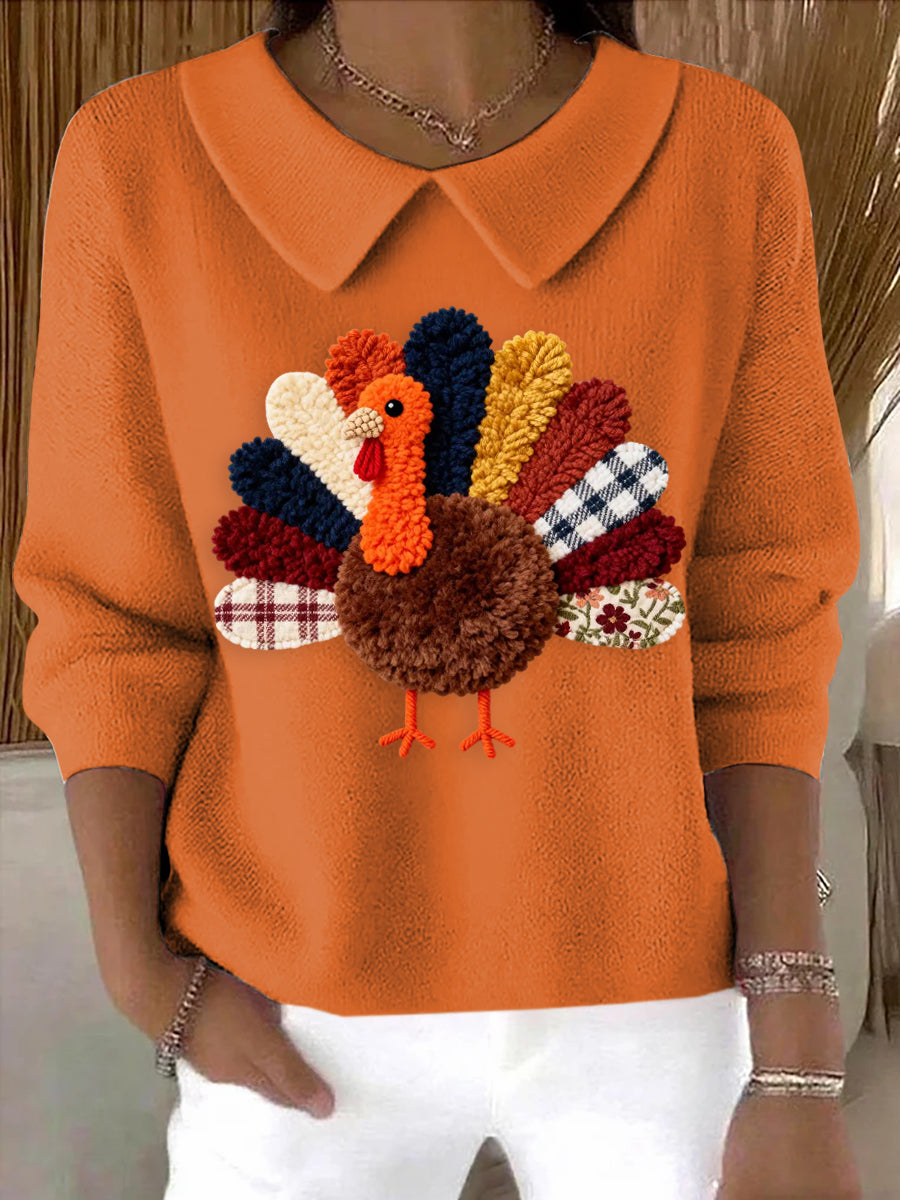 Women's Thanksgiving Knit Sweater