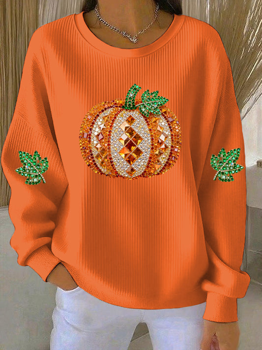 Women's Thanksgiving Print Casual Sweatshirt