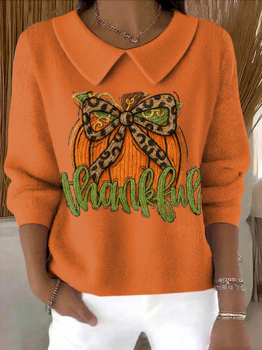 Women's Thanksgiving Knit Sweater