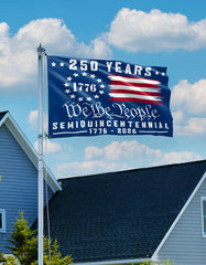 250 years We the People semiquincentennial flag