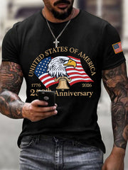 Men's  of 250th Anniversary Print T-Shirt