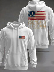 Men's  250 Years Printed Casual Hoodie