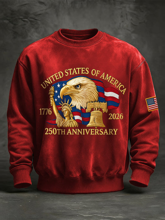 Men's  of America 250th Anniversary Print Sweatshirt