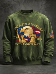 Men's  of America 250th Anniversary Print Sweatshirt
