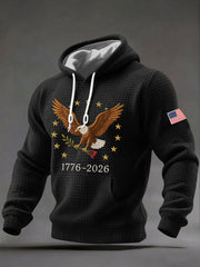Men's  250 Years Printed Casual Hoodie