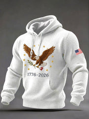 Men's  250 Years Printed Casual Hoodie