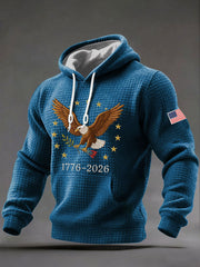 Men's  250 Years Printed Casual Hoodie