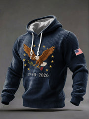 Men's  250 Years Printed Casual Hoodie