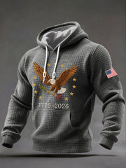 Men's  250 Years Printed Casual Hoodie