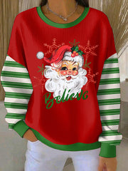 Women's Christmas Print Casual Sweatshirt