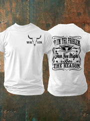 Men's IF I'm The Problem Short-sleeved T-shirt