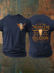 Men's iIF I'm The Problem Short-sleeved T-shirt