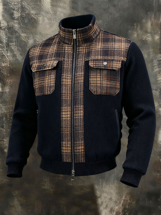 Men's Patchwork Jacket