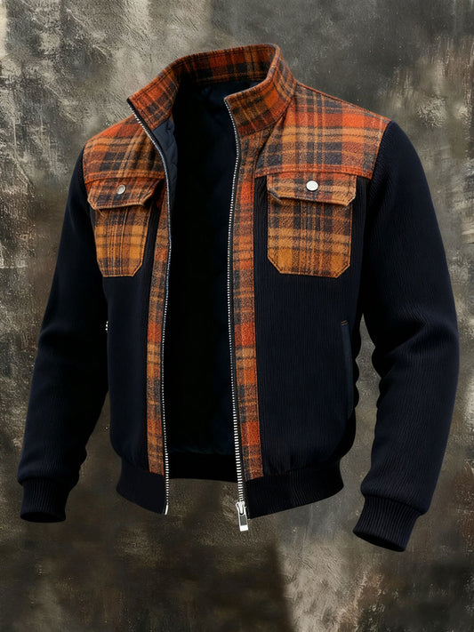 Men's Patchwork Jacket