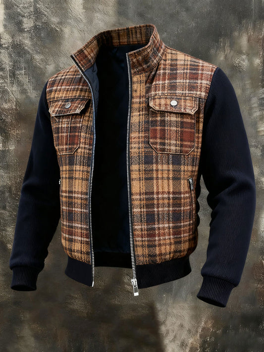 Men's Patchwork Jacket