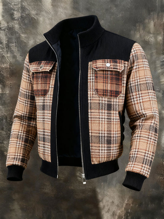 Men's Patchwork Jacket