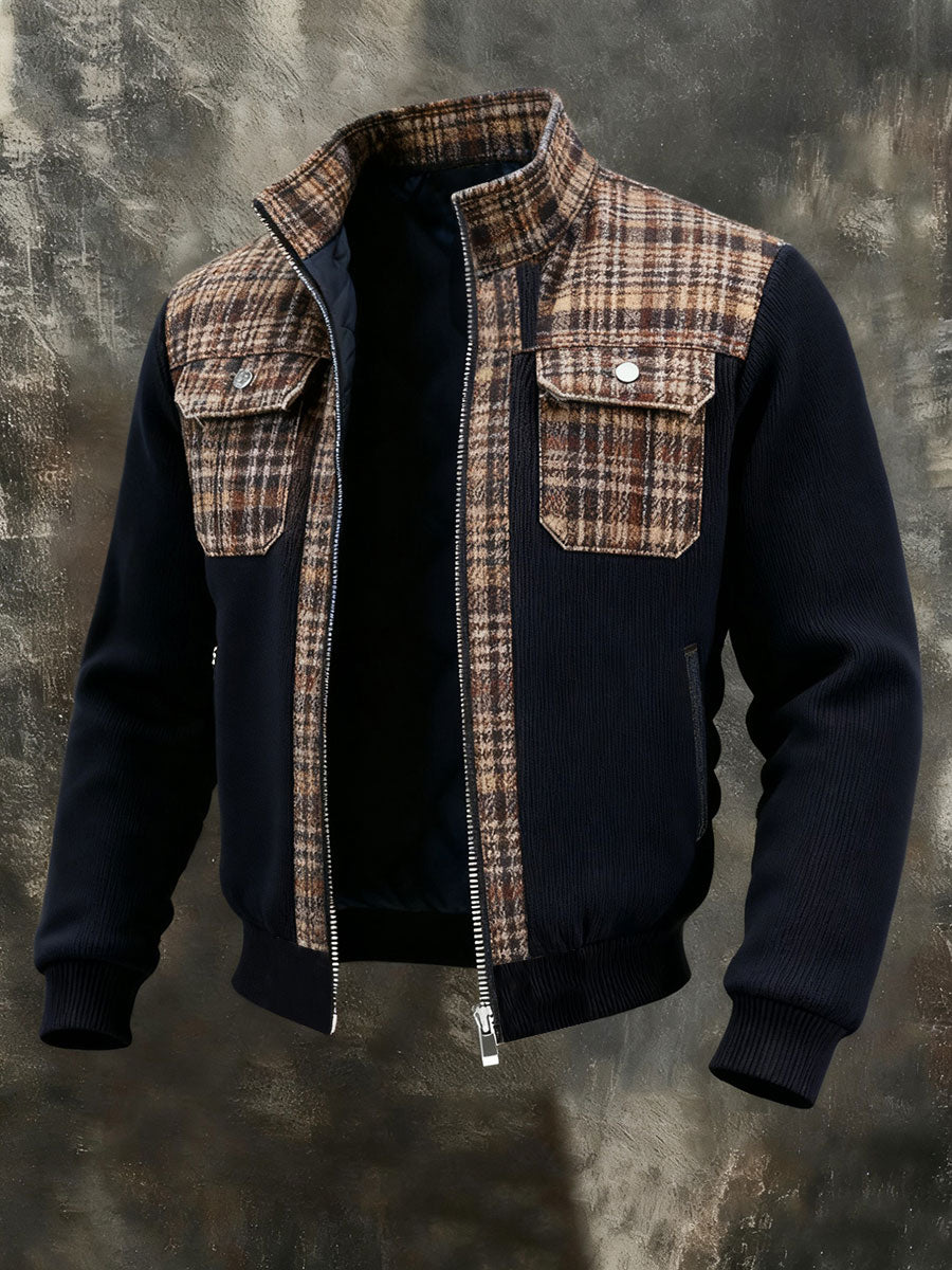 Men's Patchwork Jacket