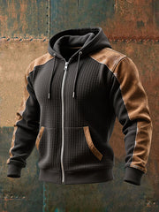 Men's Retro Textured Warm Outdoor Jacket