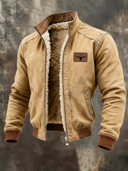 Men's Western Fleece-Lined Jacket