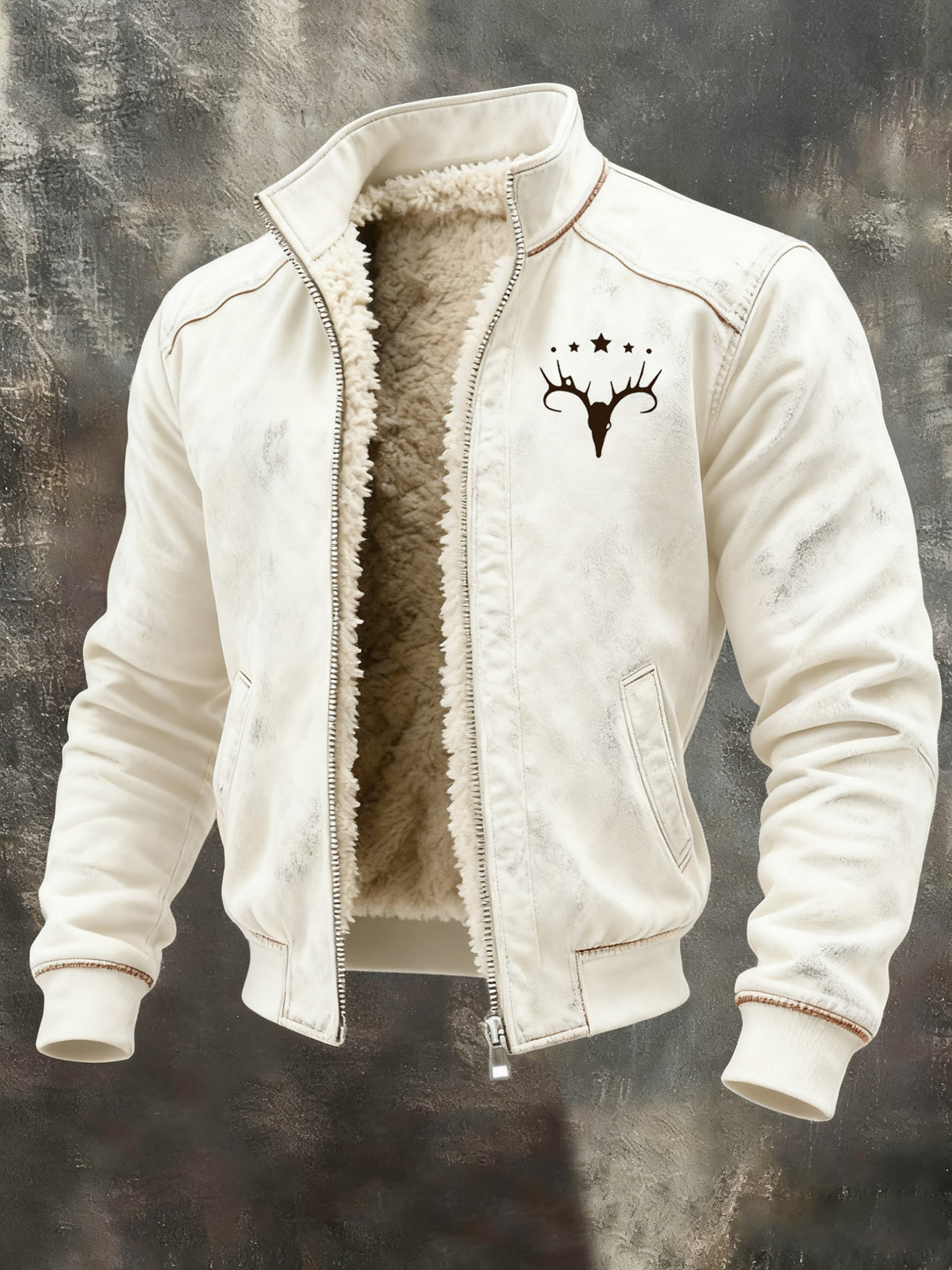 Men's Vintage Western Composite Fleece Jacket