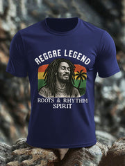 Men's Reggae Legend Jimmy Cliff Print Commemorative Tee