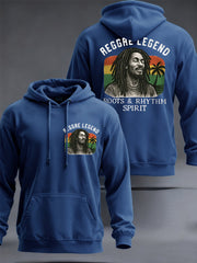 Men's Reggae Legend Jimmy Cliff Print Commemorative Hoodie