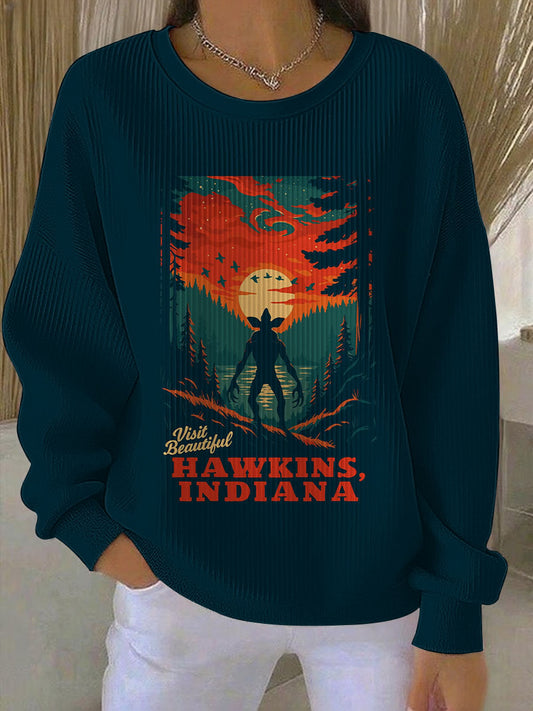Women's Stranger Things Printed Sweatshirt