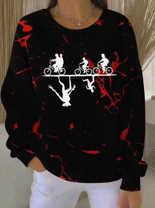 Women's Stranger Things Printed Sweatshirt