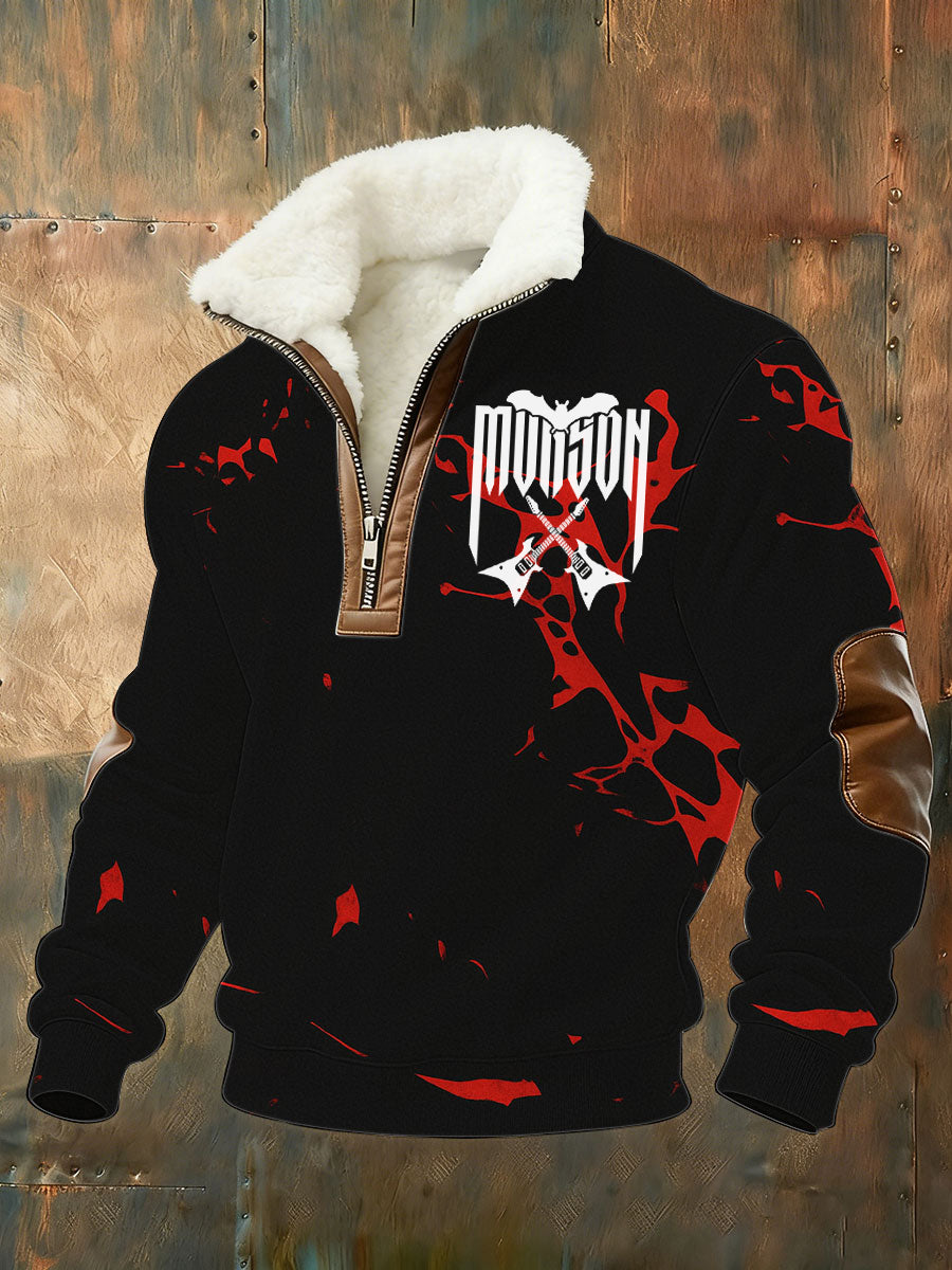 Men's Stranger Things Eddie Munson Printed Sweatshirt