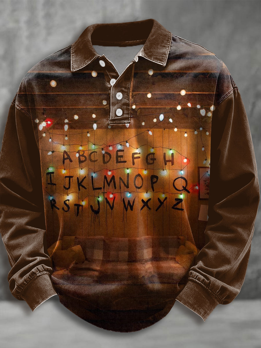 Men's Hawkins TV Show Inspired Casual Shirt