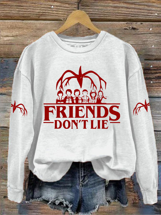 Women's Stranger Things Print Sweatshirt