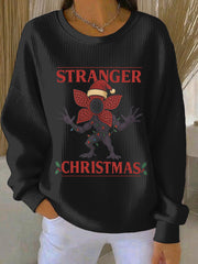 Women's Stranger Things Print Casual Sweatshirt