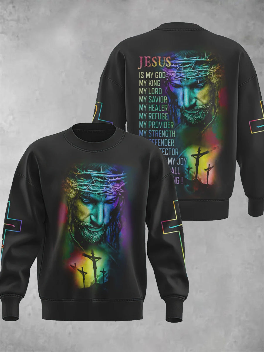 Men's Jesus Is My Everything  Christian Sweatshirt