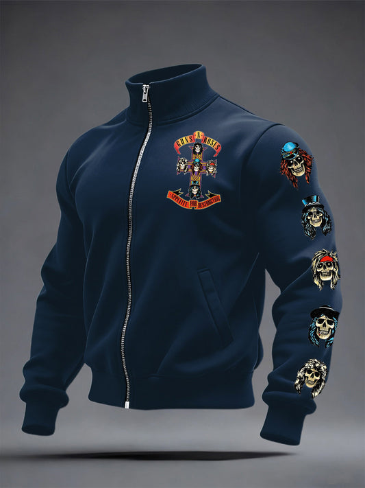 Men's Rock Print Sweatshirt