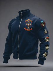 Men's Rock Print Sweatshirt