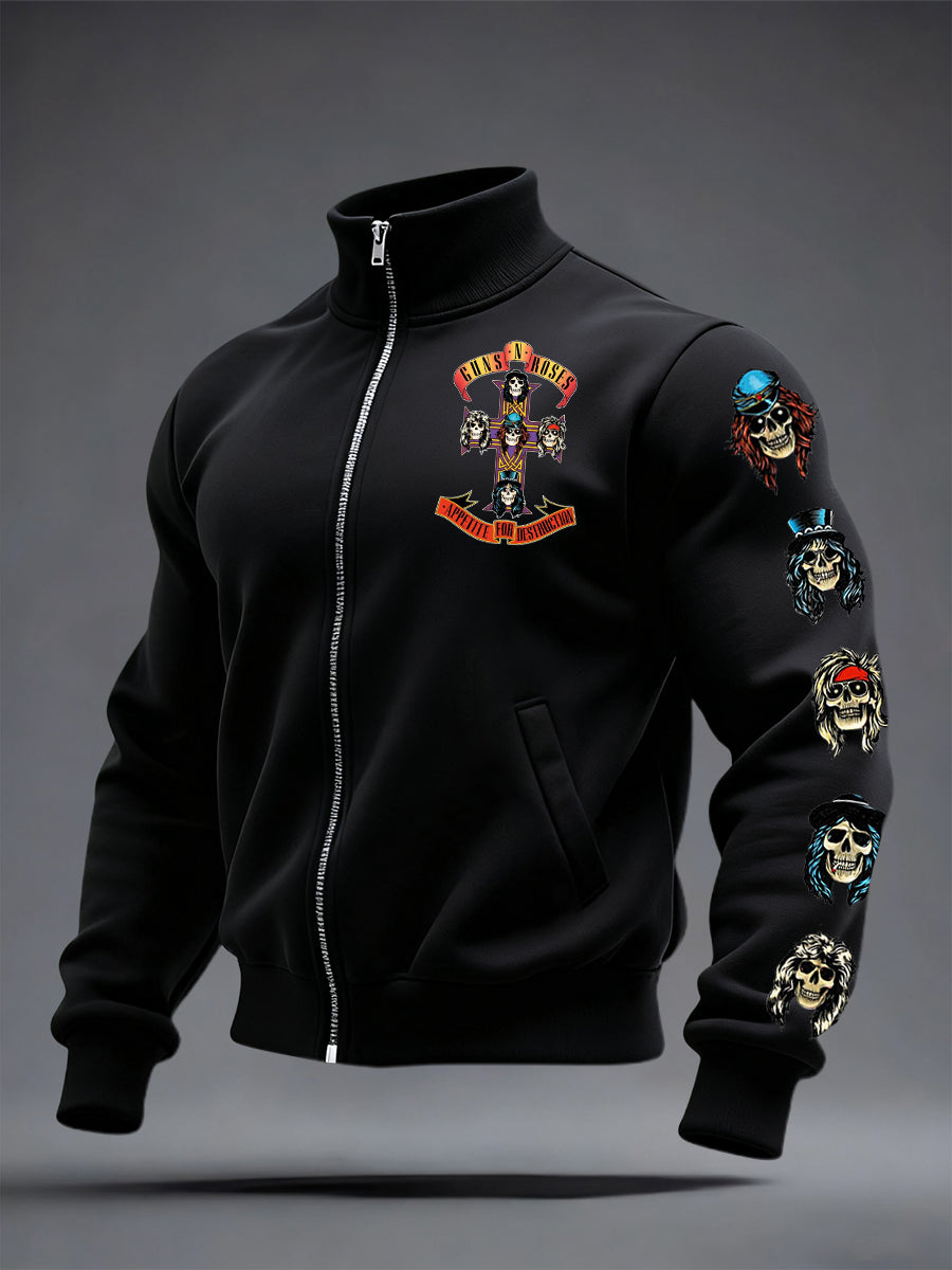 Men's Rock Print Sweatshirt