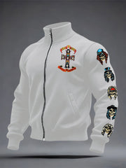 Men's Rock Print Sweatshirt