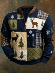 Men's Western Christmas Printed Sweatshirt