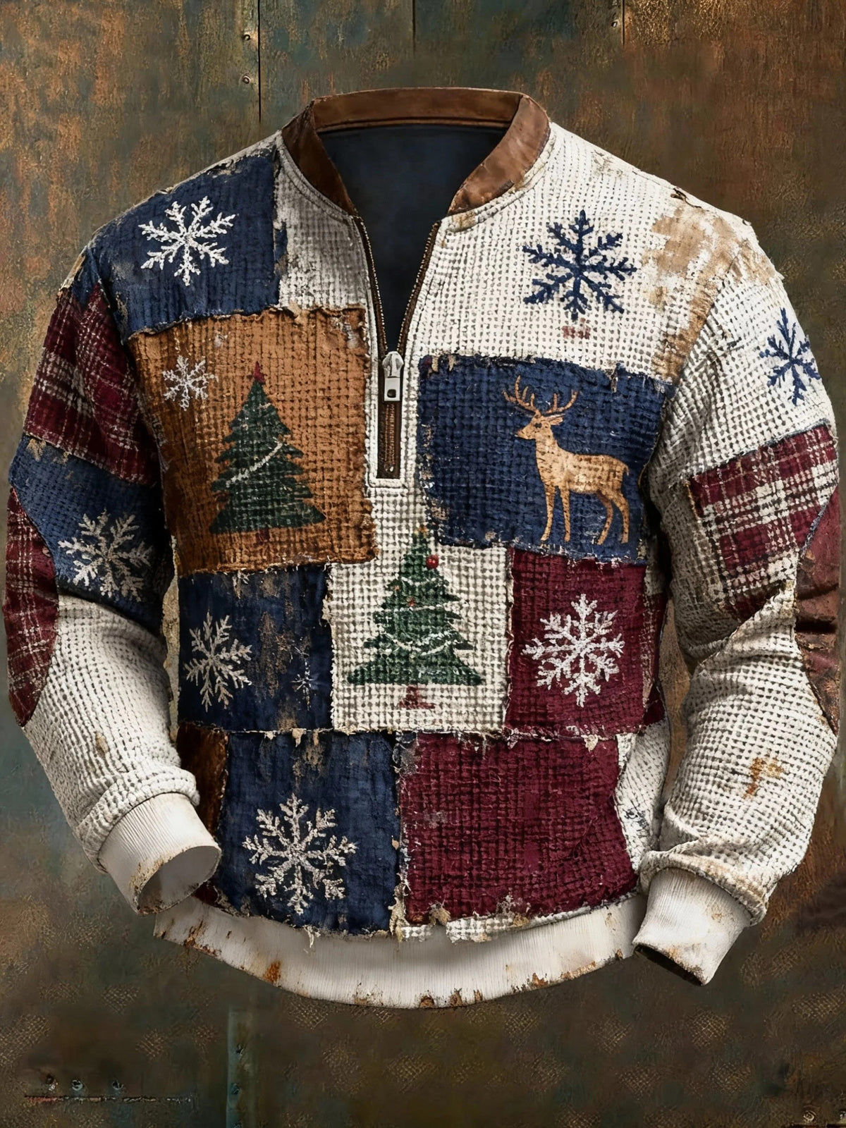 Men's Western Christmas Printed Sweatshirt