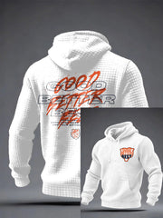 Men's Good Better Best Print Gift For Football Fans Gameday Casual Checkered Hoodie